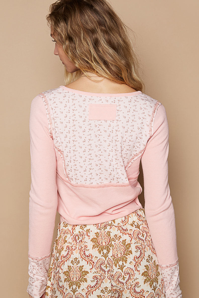 Baby Pink Stitch Longsleeve