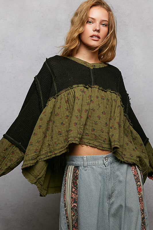 Black & Green Sweater