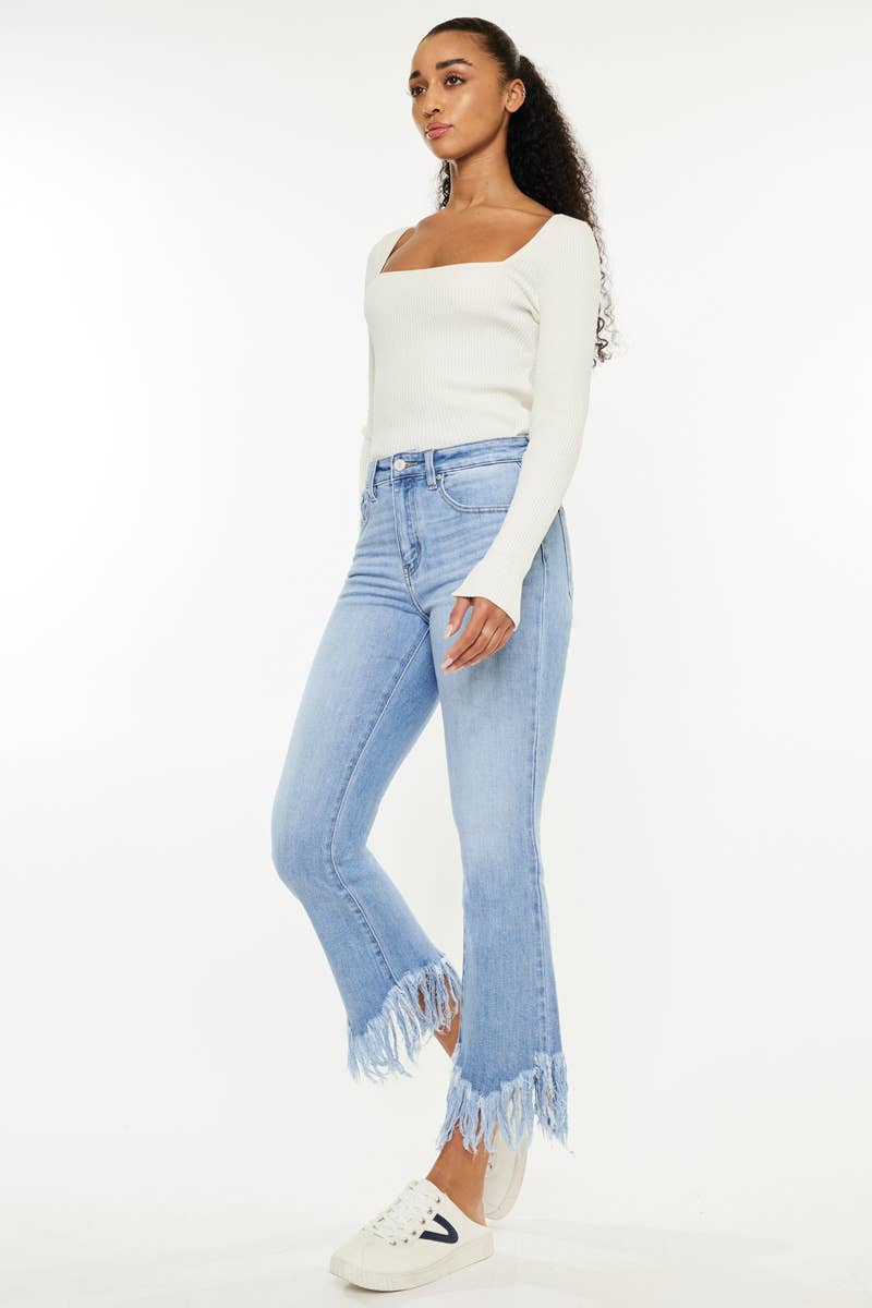 KanCan Frayed Hem Jeans