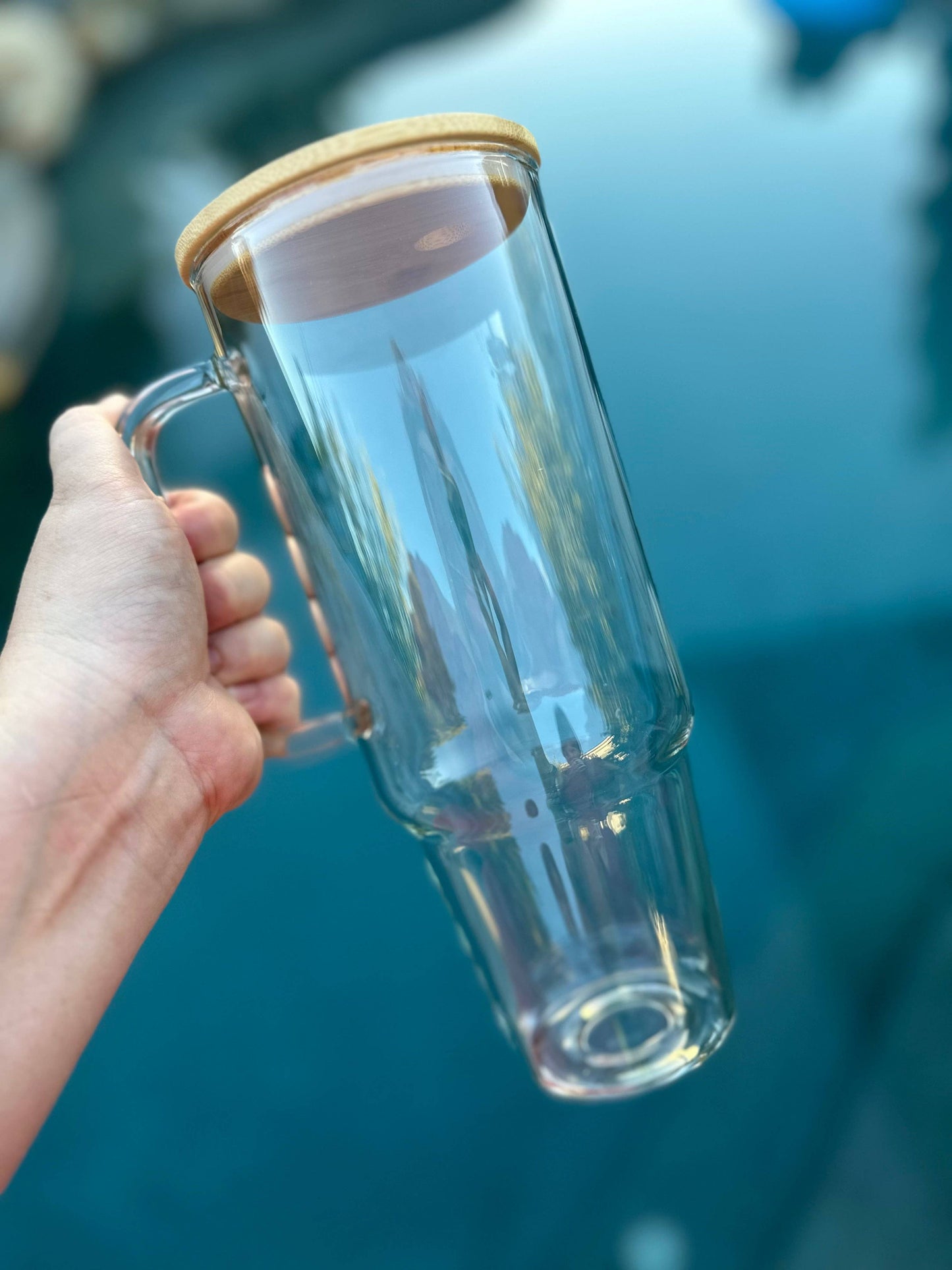 40oz Glass Tumbler