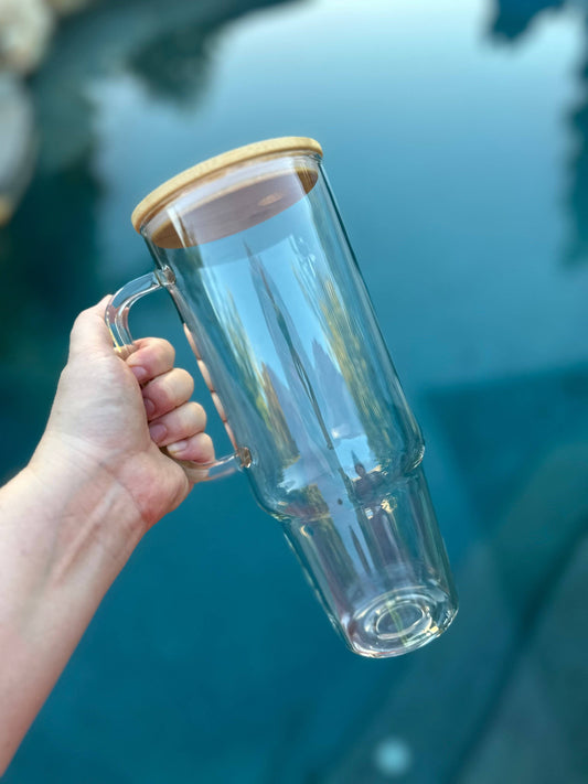 40oz Glass Tumbler