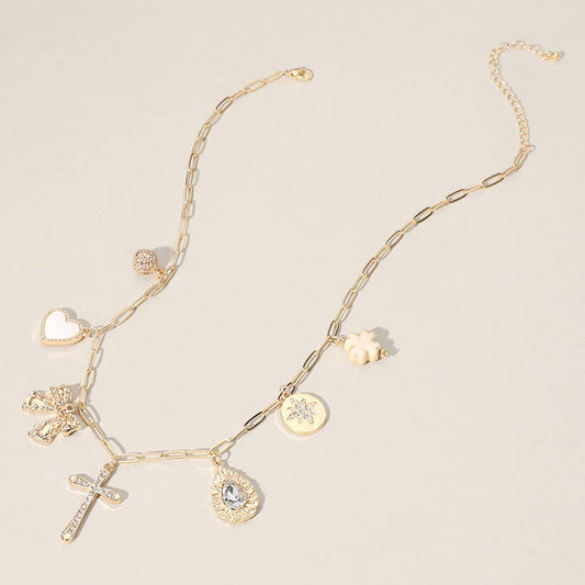 Bow Charm Necklace