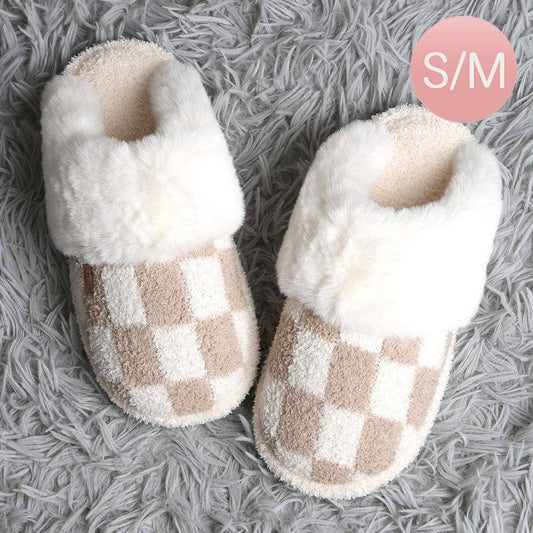 Checkered Slippers