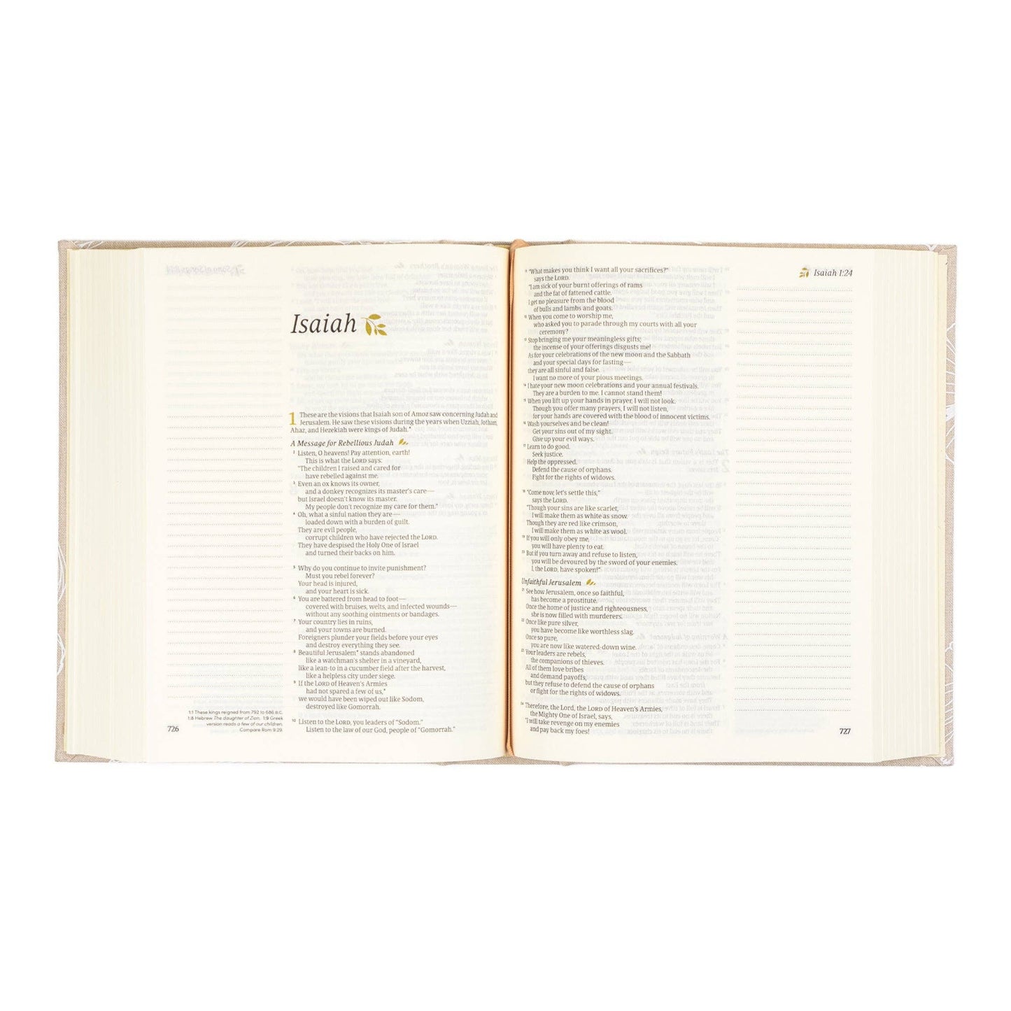 NLT Notetaking Floral Bible