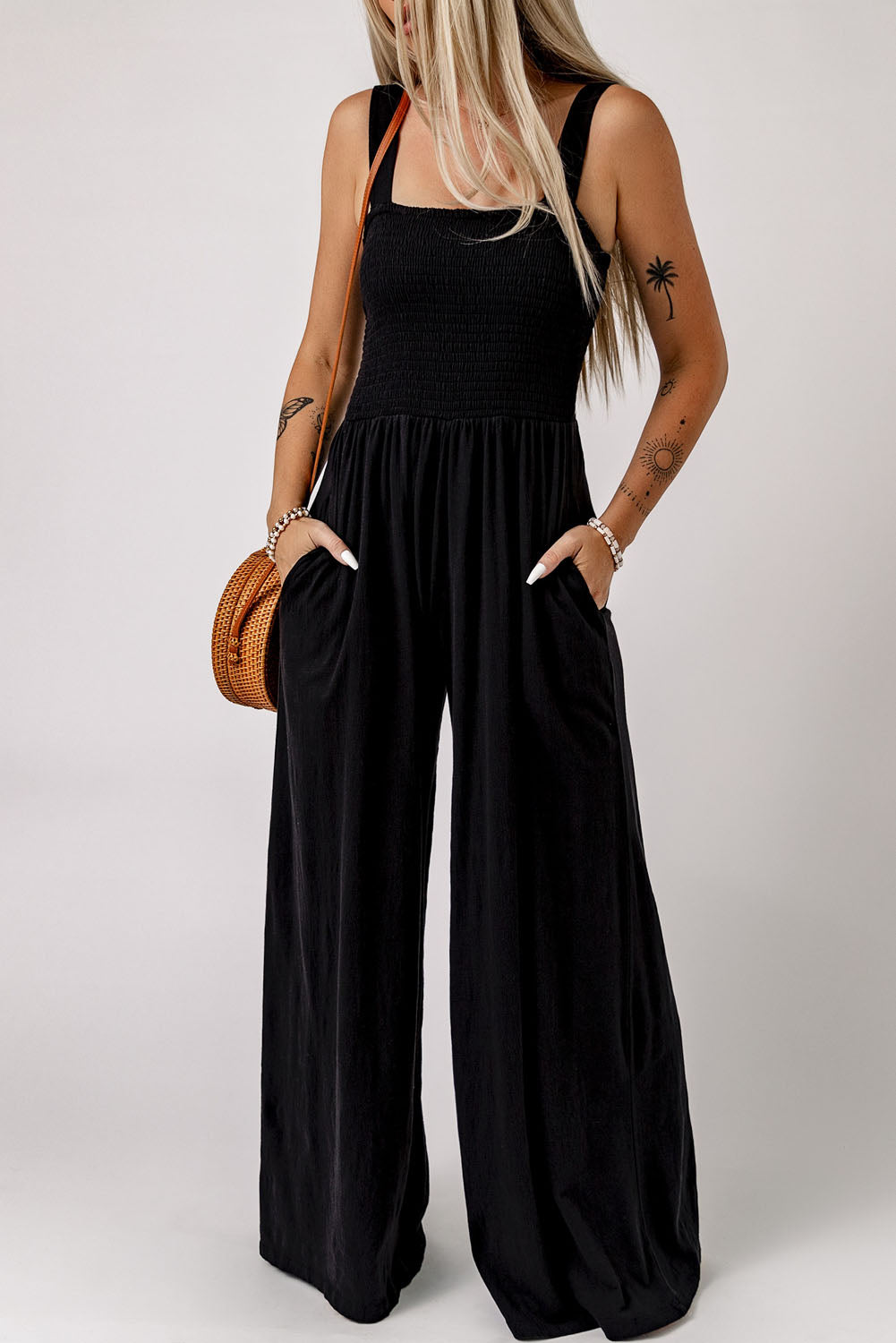 Black Wide Leg Jumpsuit