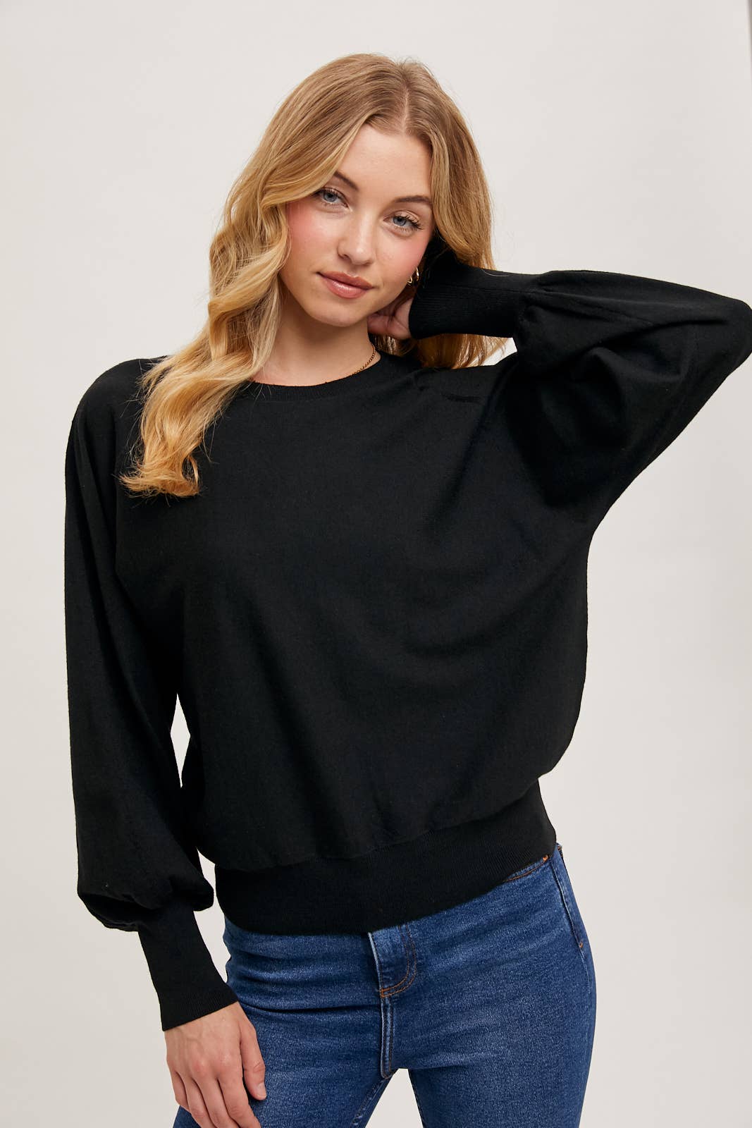 Black Knit Sweater