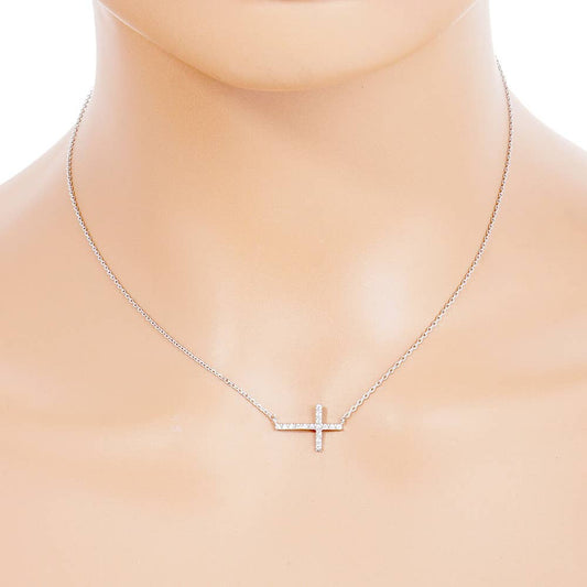 Silver Cross Necklace