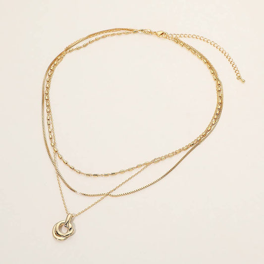 Layered Pendant Necklace