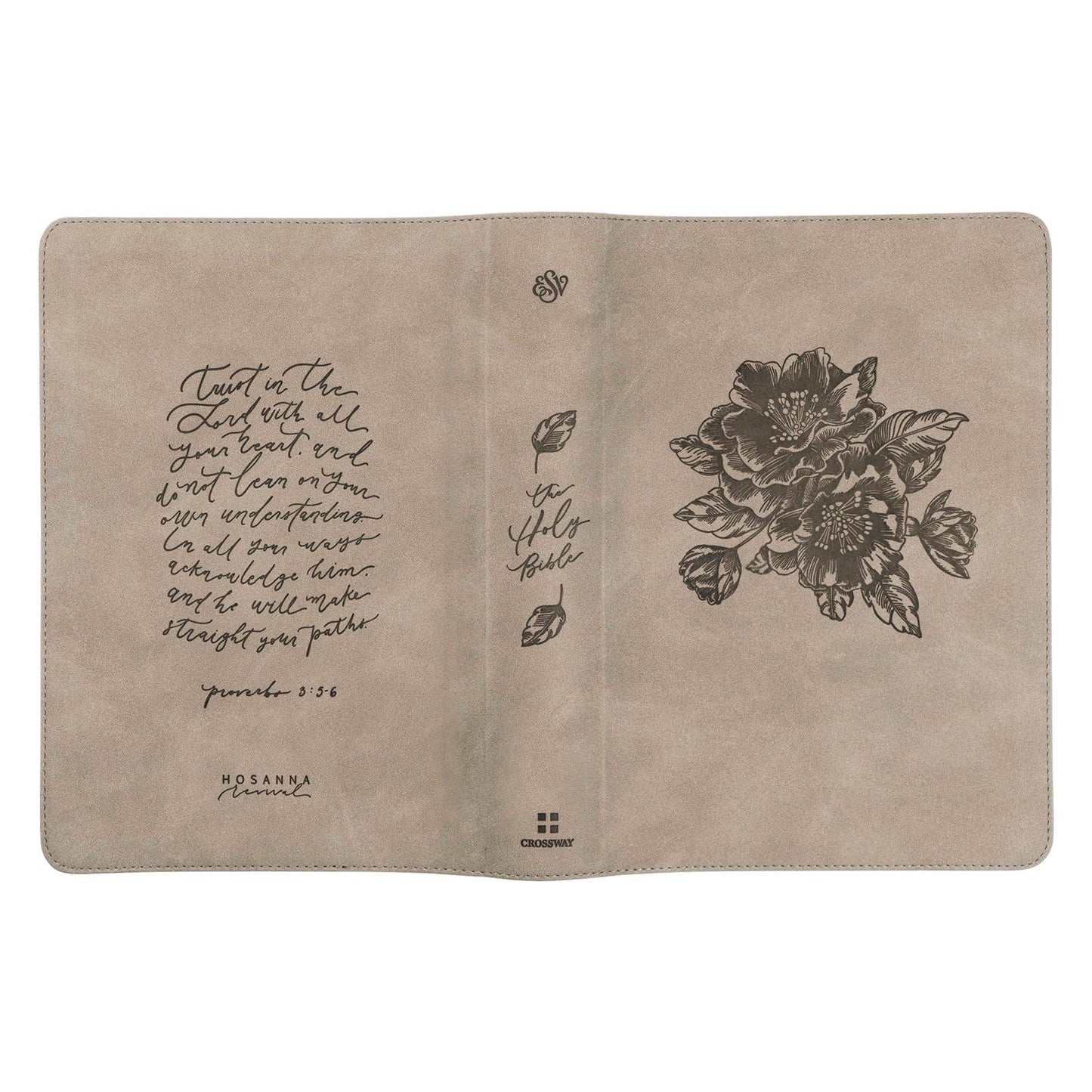 Tan ESV Large Print Journaling Bible