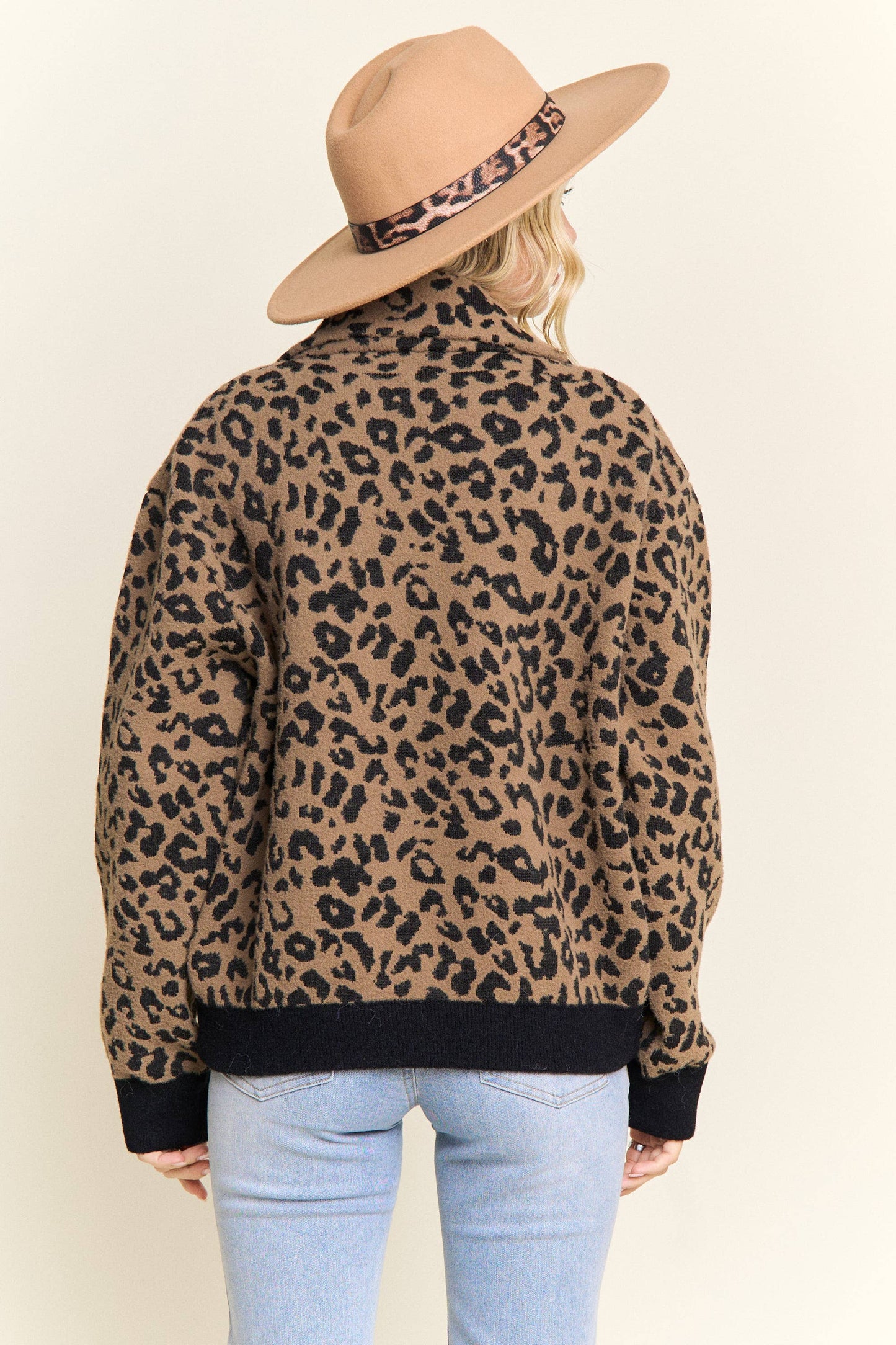 Leopard & Denim Jacket