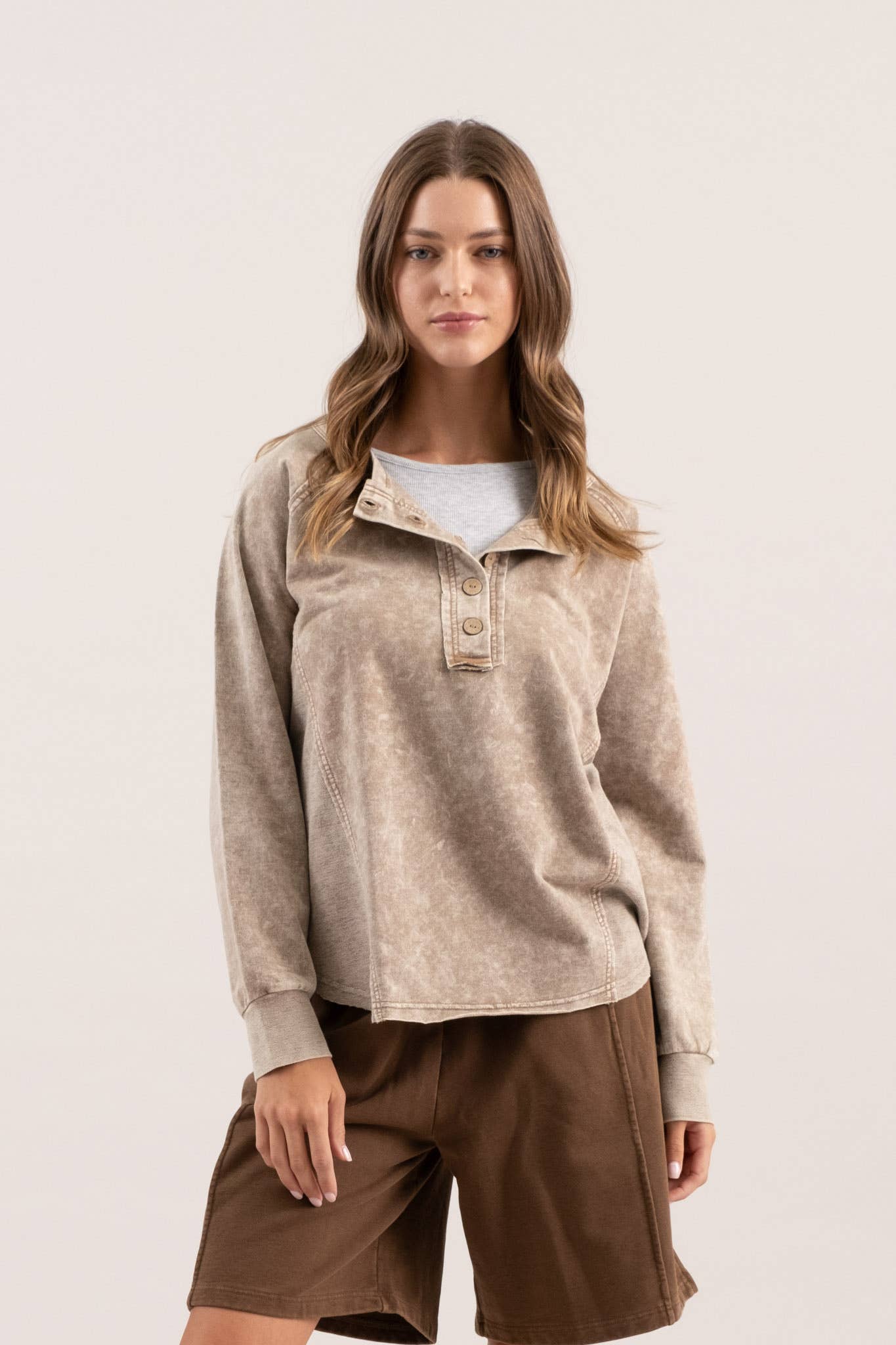 Brown Washed Henly