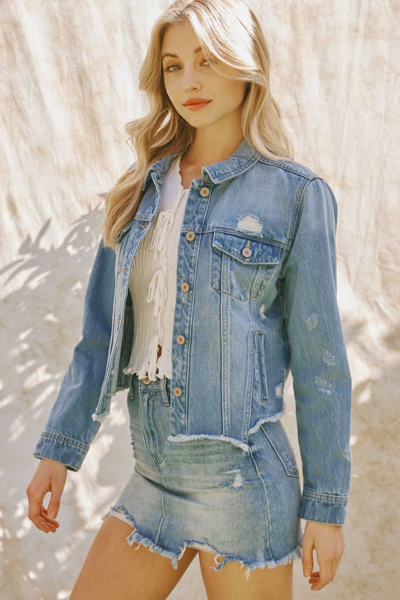 Medium Washed Denim Jacket
