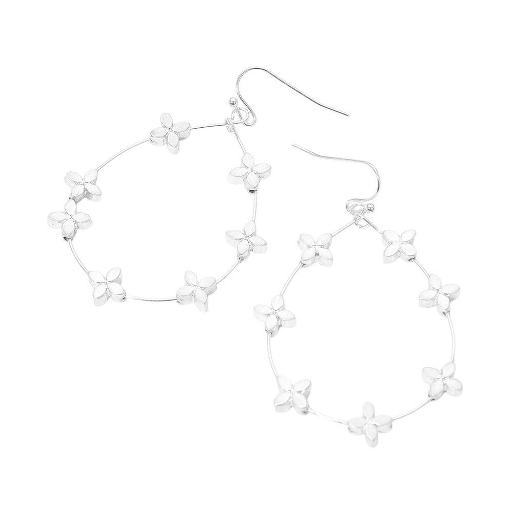 Metal Teardrop Earrings