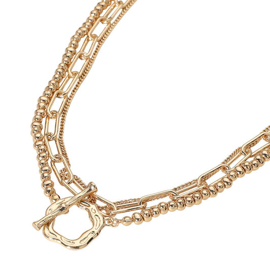 Gold Toggle Necklaces