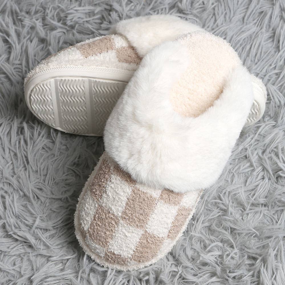 Checkered Slippers
