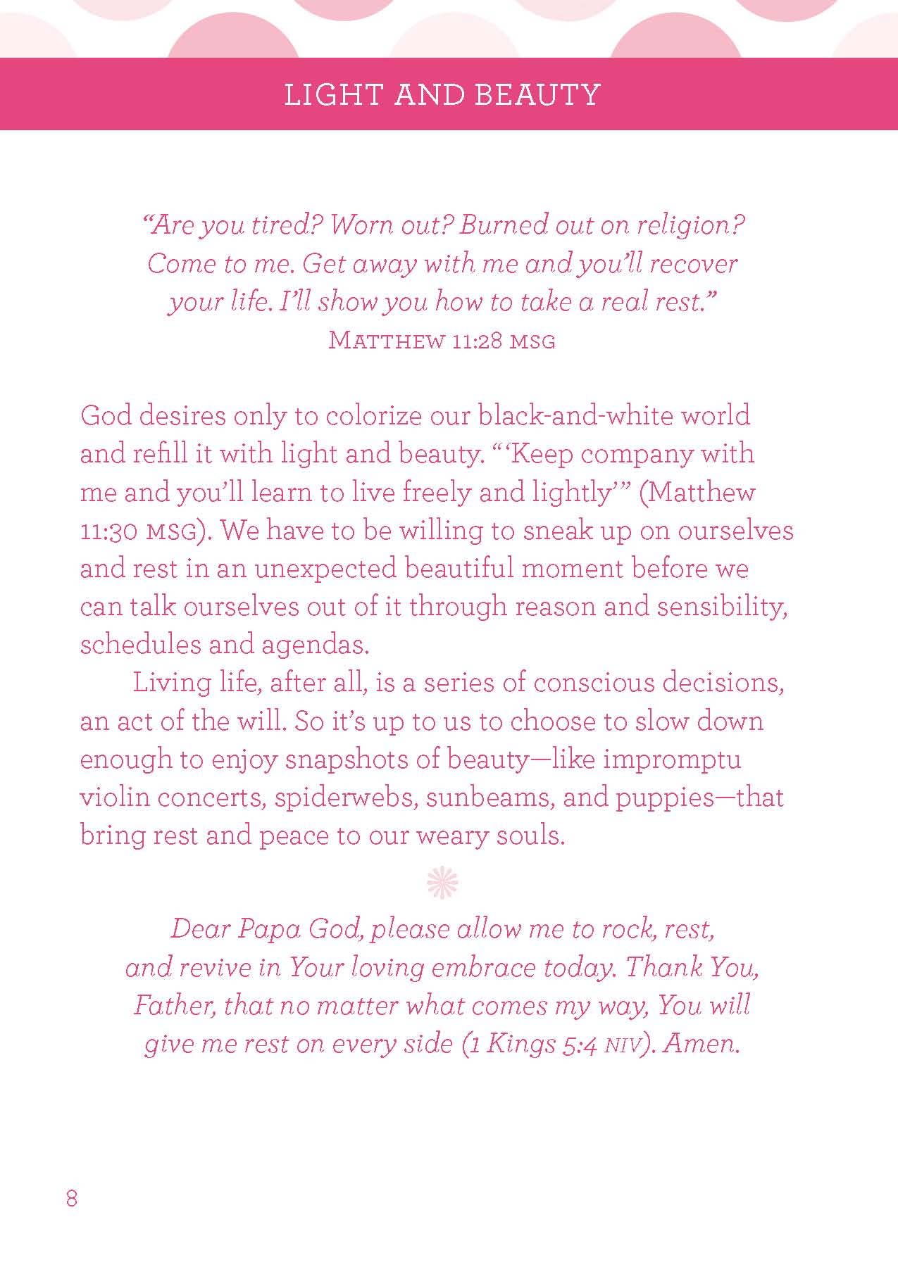 Too Blessed to be Stressed Devotional