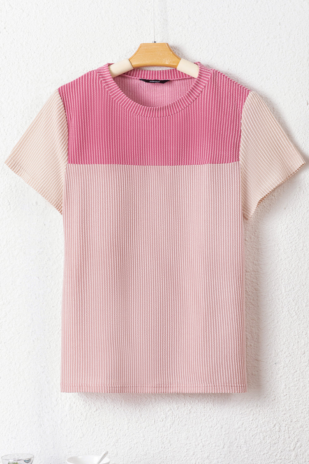 Pink Colorblock T-Shirt