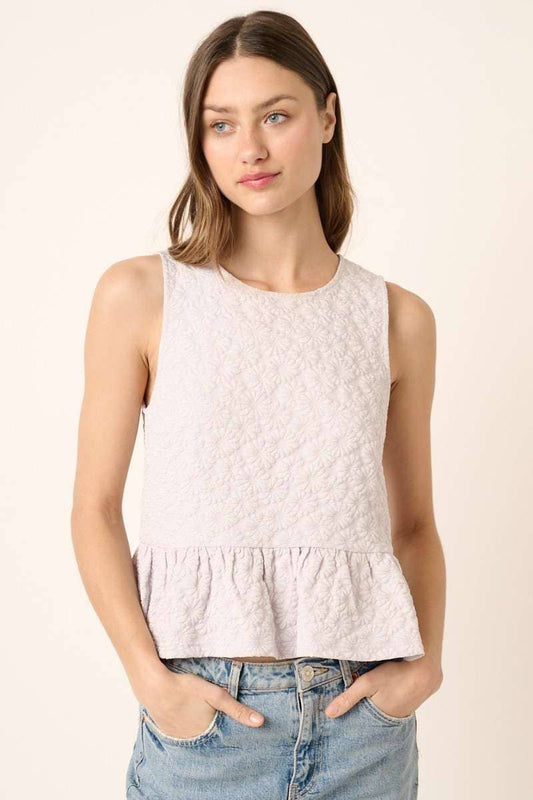 Silver Flower Blouse