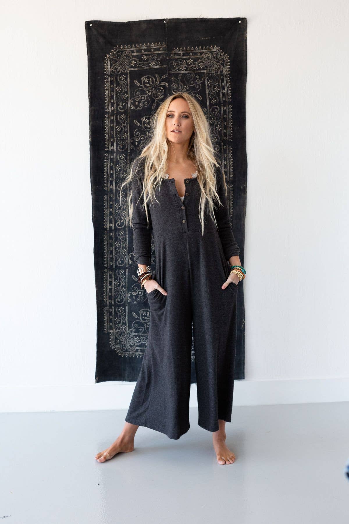 Dark Gray Comfort Jumpsuit