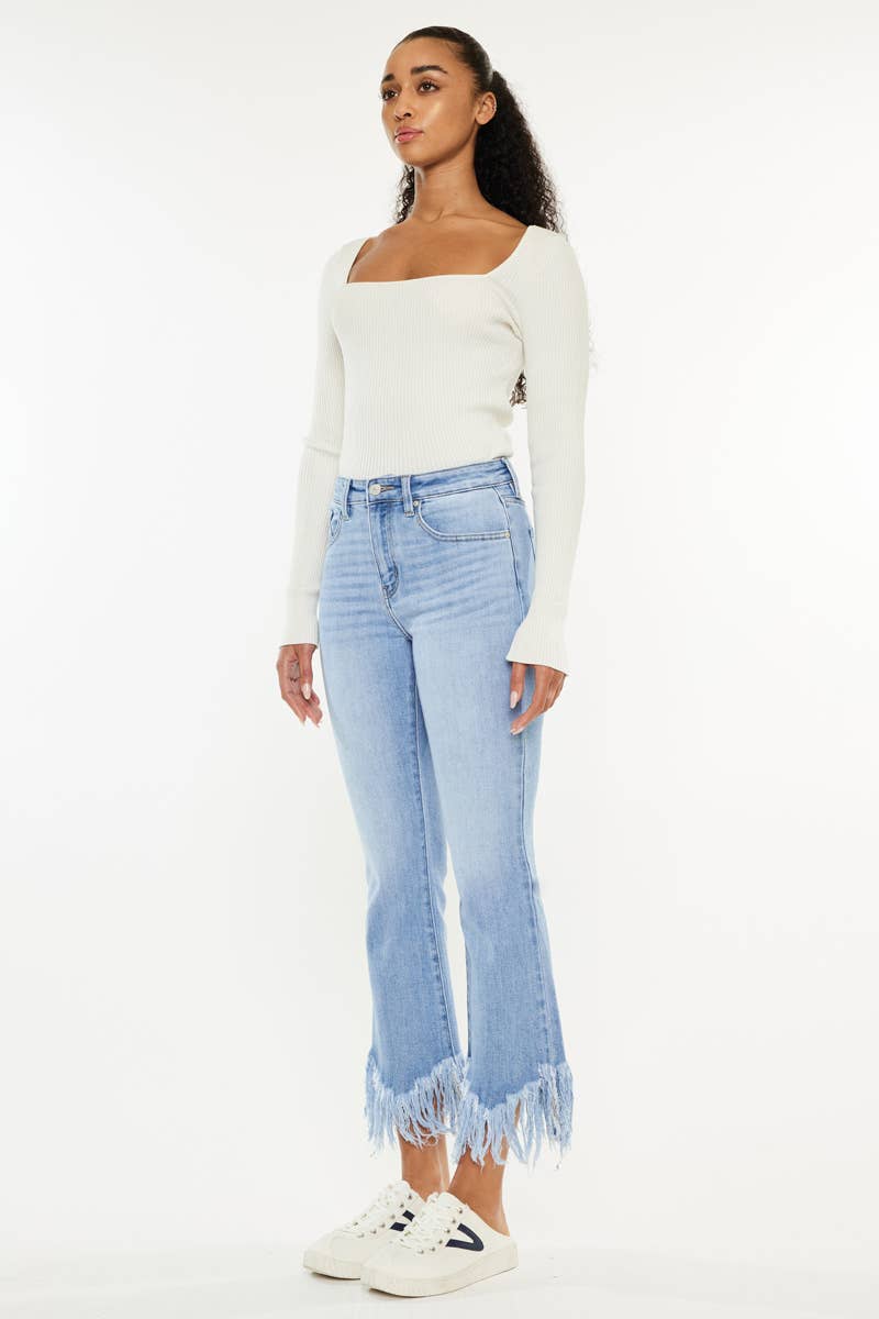 KanCan Frayed Hem Jeans