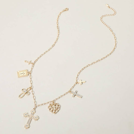Cross Charm Necklace