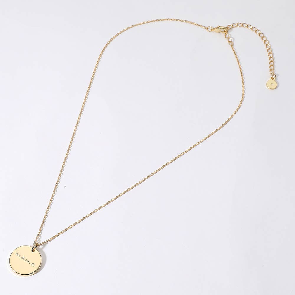 Mama Pendant Necklace