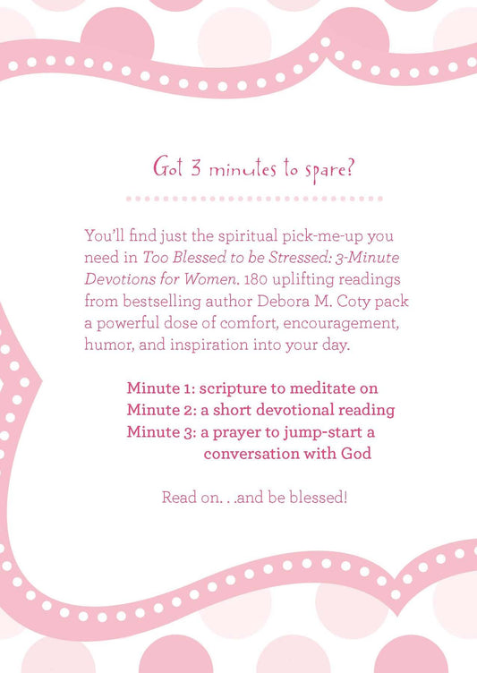 Too Blessed to be Stressed Devotional