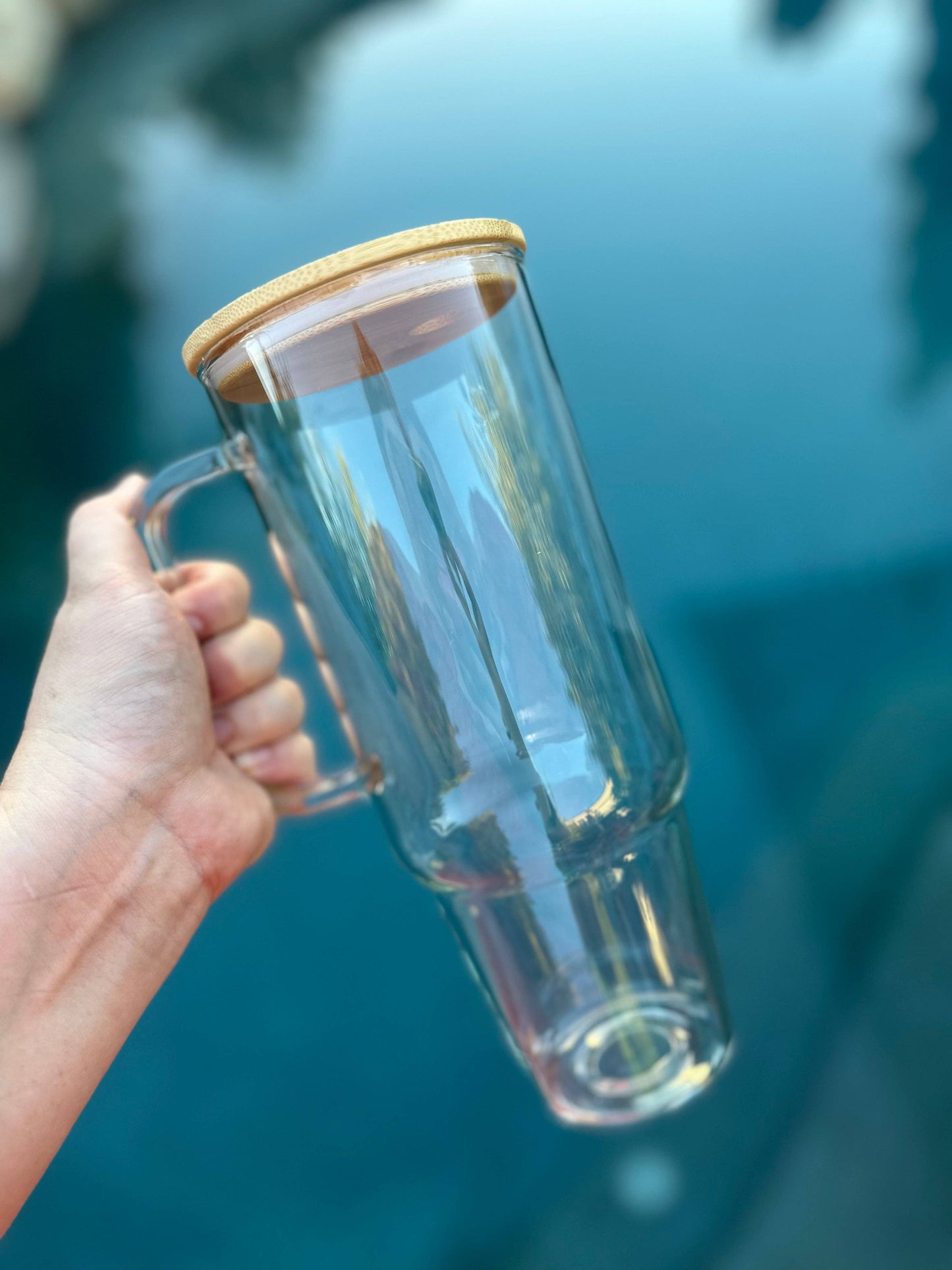 40oz Glass Tumbler