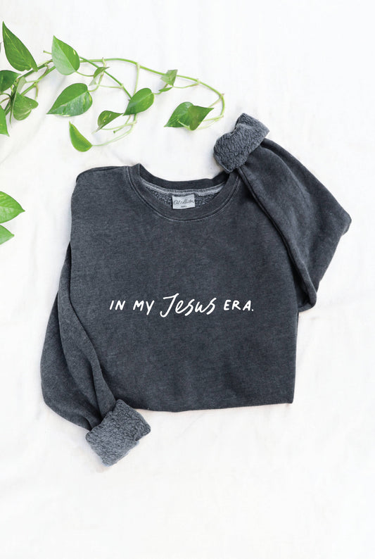 In my Jesus Era - Black sweatshirt
