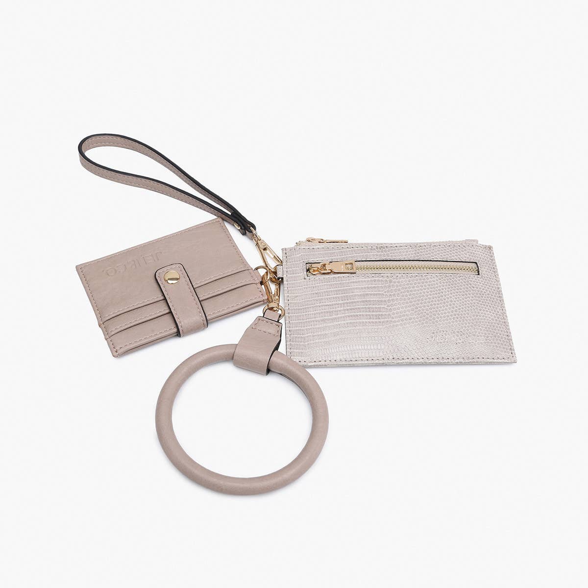 Greige Libby Double Wallet Bangle