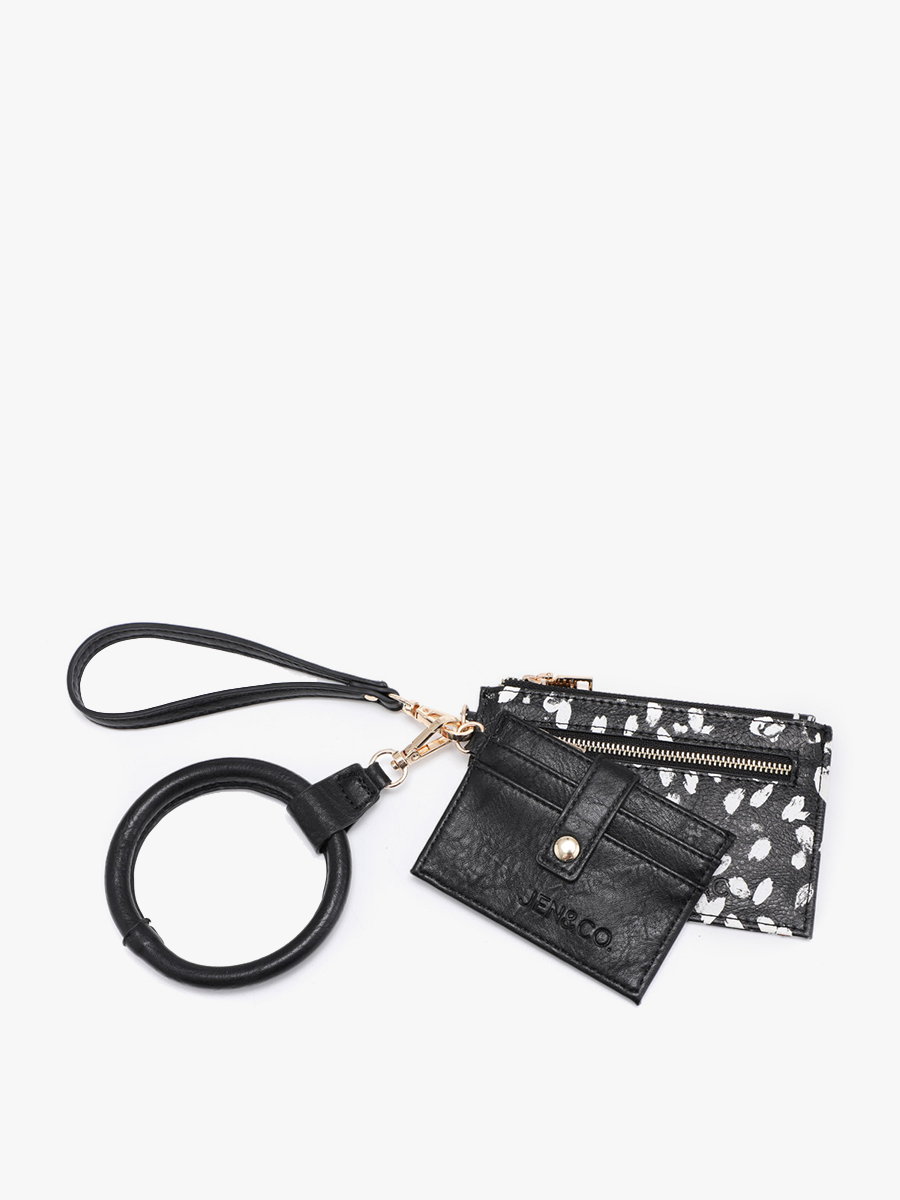 Black Double Wallet Bangle