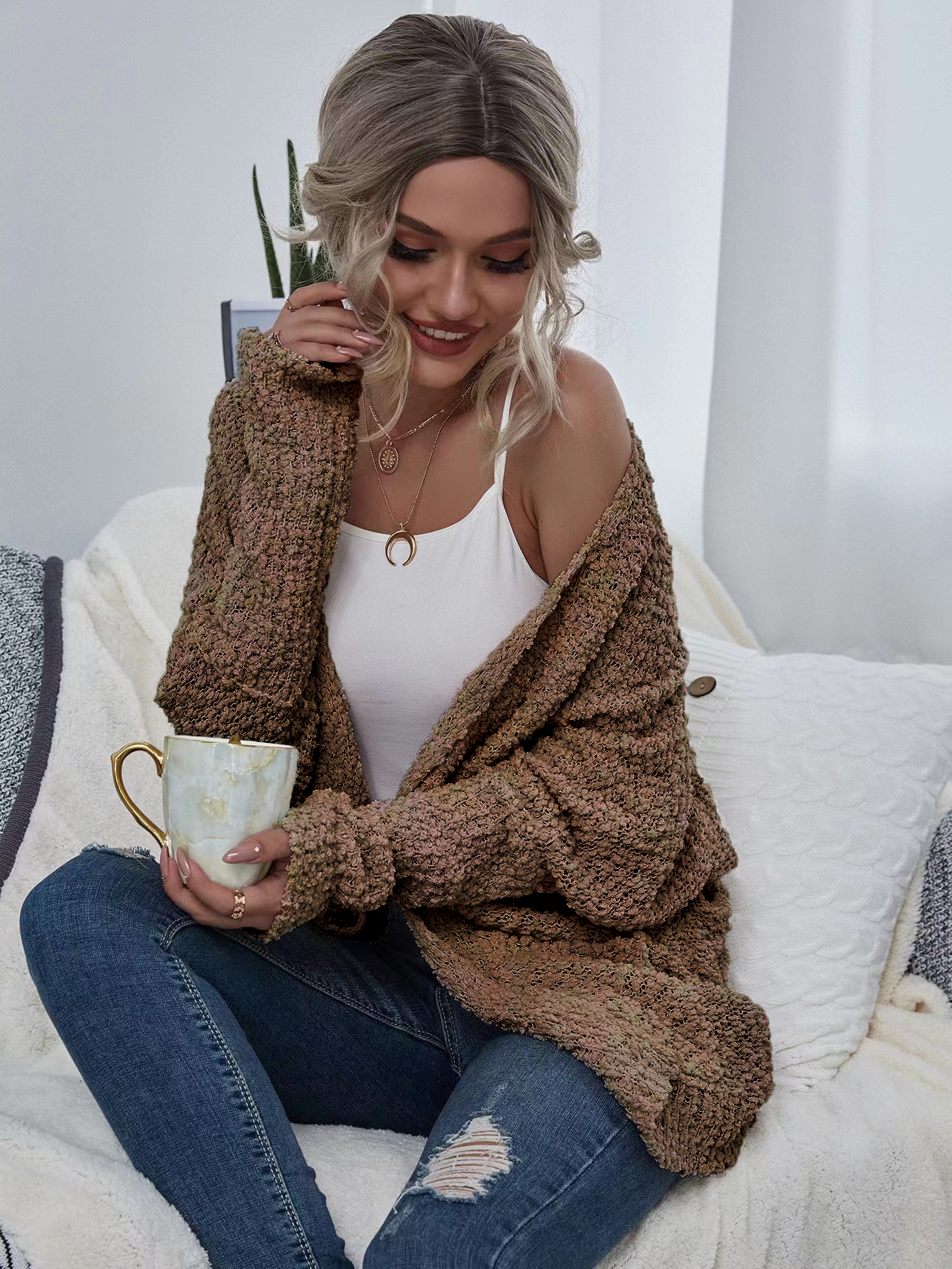 Chunky cardigan 2025 with pockets