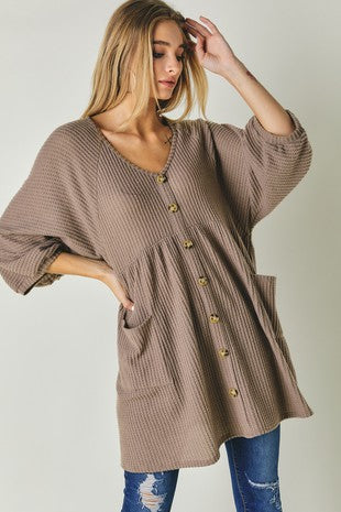 Button Down Long Sleeve With Pockets