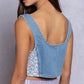 Denim Detail Tank
