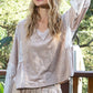 Beige Lace Flare Sleeve