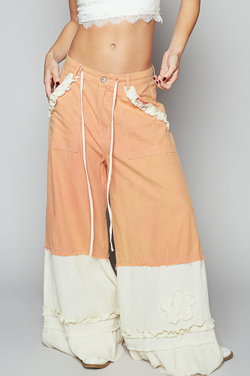 Apricot & Cream Pants