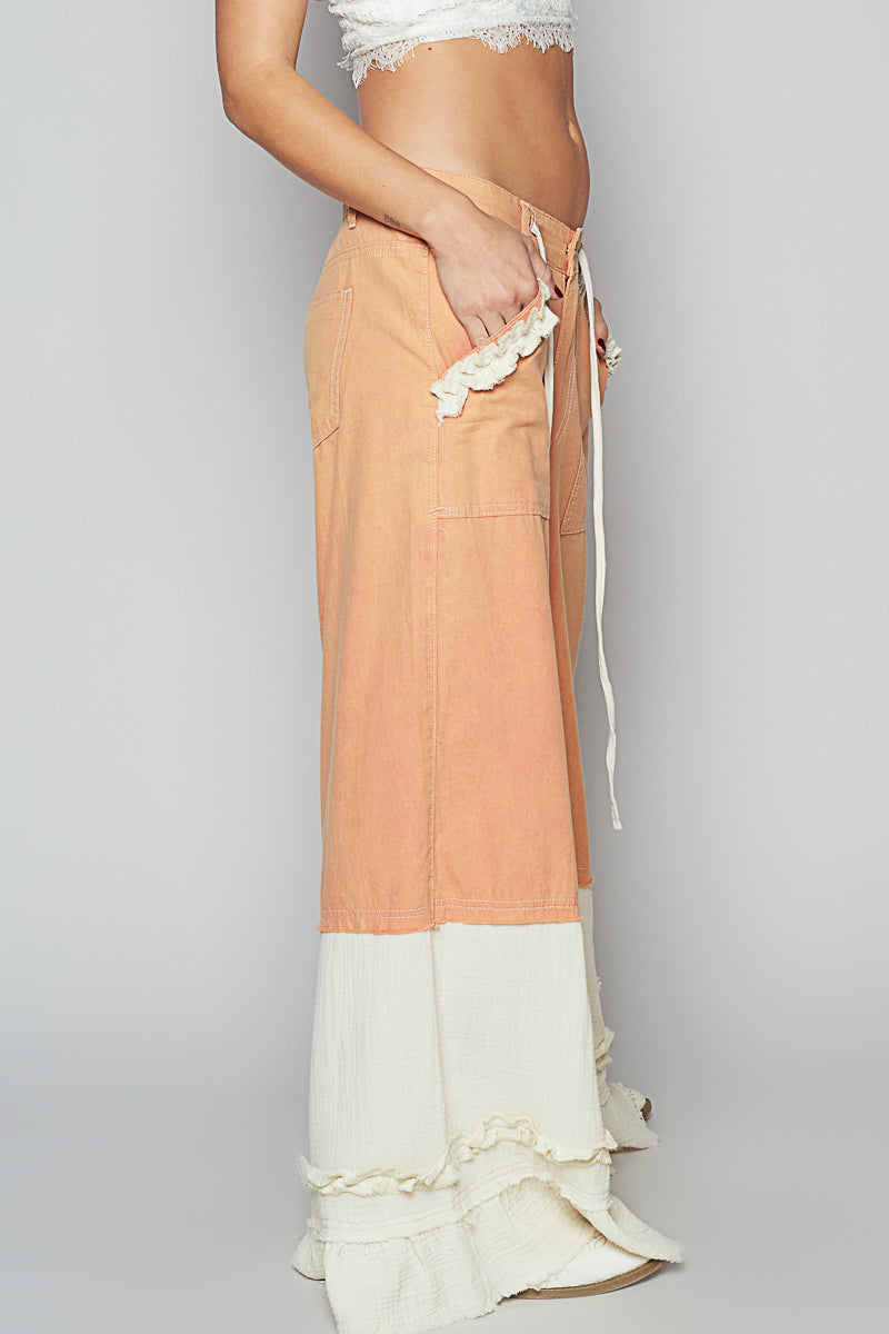 Apricot & Cream Pants