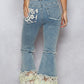 Lace Denim Jeans