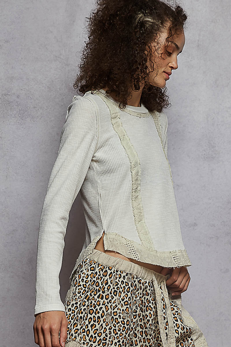 Ivory Detailed Longsleeve