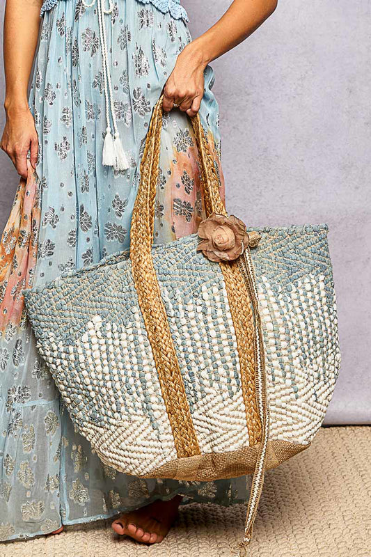 Sky Crochet Weave Bag