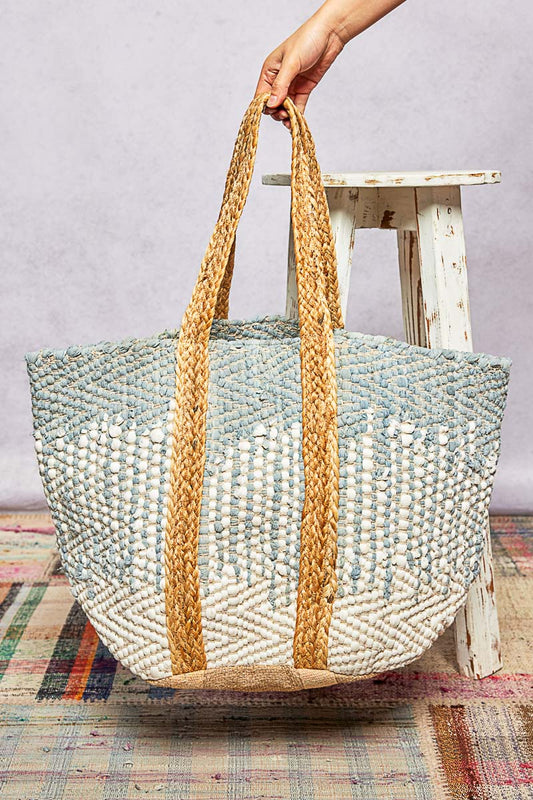 Sky Crochet Weave Bag