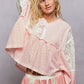 Baby Pink Ruffle Hoodie