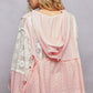 Baby Pink Ruffle Hoodie
