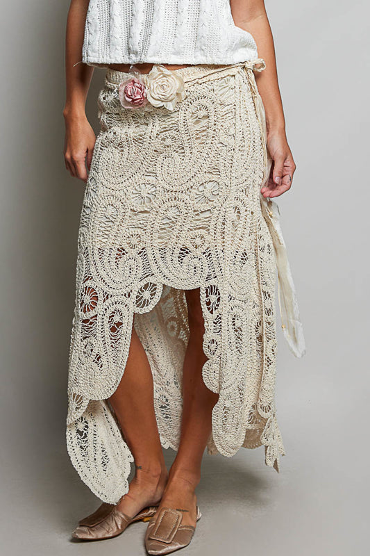 Crochet Lace High Low