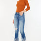 MID RISE ANKLE SKINNY JEANS-KC9169M: MEDIUM / 5/26
