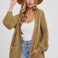 Olive Chunky Cardigan