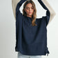 Crew Neck Long Sleeve Pullover Sweater - BMW7587: TAUPE MULTI / L