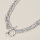 Silver Toggle Necklace