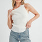 White Knit Tank
