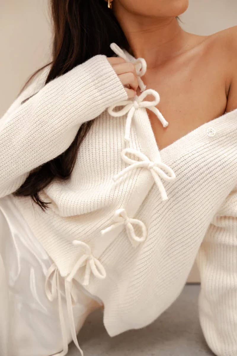Bow Snap Sweater